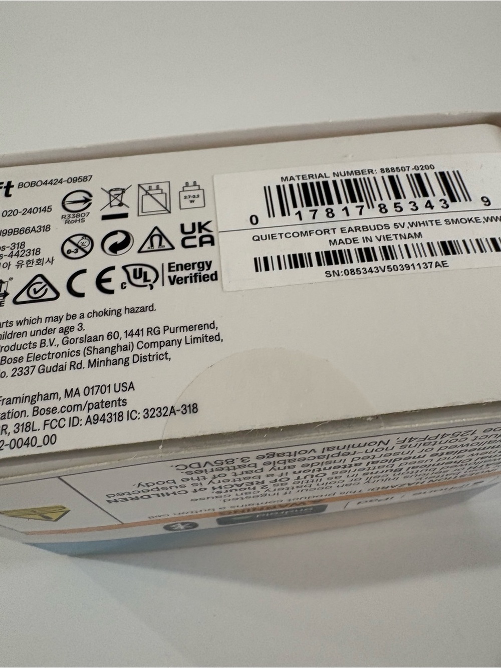 Bose QuietComfort Earbuds - White - Picture 2 of 7